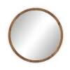 Four Hands Smoked Oak Round Mirror Decor
