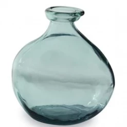 Mudpie Blue Short Irregular Vase