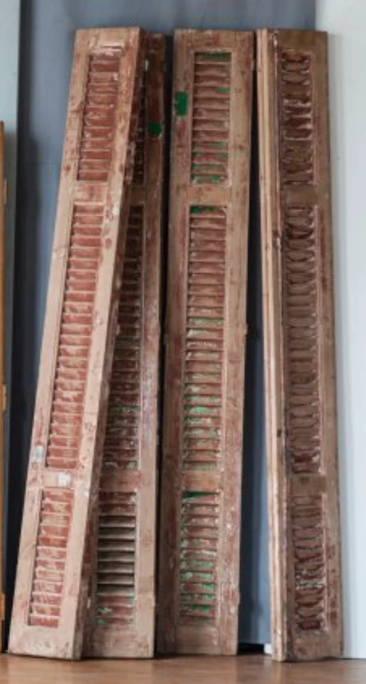 Blue Ocean Traders Narrow Mediterranean Shutter Decor 4 Blue Ocean Traders Narrow Mediterranean Shutter Decor