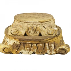 Blue Ocean Traders Carved Pillar Base Decor