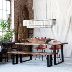 Blue Ocean Traders Live Edge Dining Table