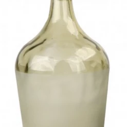 Blue Ocean Traders Decor Half Frosted Demijohn Vintage Bottle