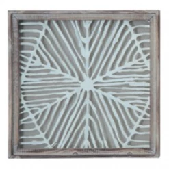 Creative Co-Op New Arrivals Large Square Framed Paper Wall Decor