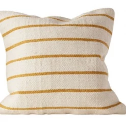 Creative Co-Op Woven Striped Pillow New Arrivals