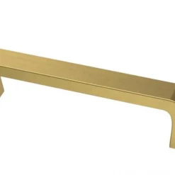 Reclaimed Warehouse Classic Bell 3-3/4 In. (96mm) Center-to-Center Brushed Brass Drawer Pull