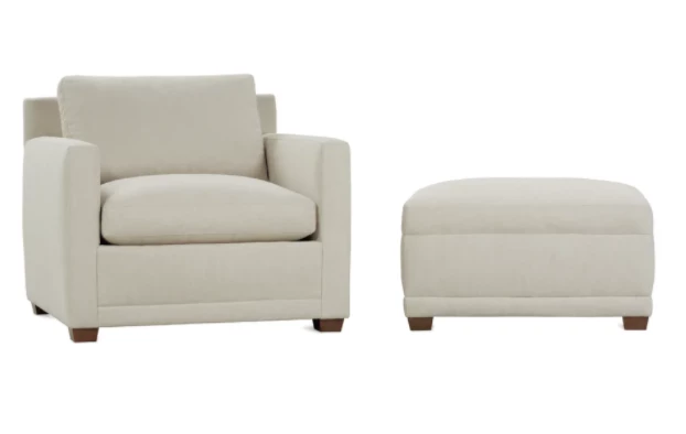 Rowe Sylvie Upholstered Ottoman Custom Upholstery 3 Rowe Sylvie Upholstered Ottoman Custom Upholstery