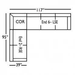 Rowe Cindy Large Sectional 27 Rowe Cindy Large Sectional