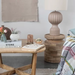 Creative Co-Op San Marco Fluted Table Lamp New Arrivals