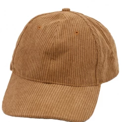 Art Box Lifestyle Corduroy Baseball Cap In Camel