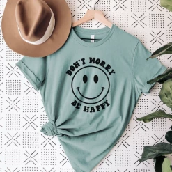 Honey Tee Be Happy Graphic Tee