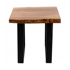 Blue Ocean Traders Live Edge Side Table Furniture