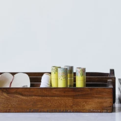 Creative Co-Op New Arrivals Reclaimed Wood Tray Set