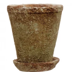 Creative Co-Op Distressed Cement Planters