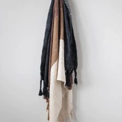 Creative Co-Op Whiskey Striped Throw New Arrivals