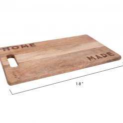 Creative Co-Op New Arrivals Home Made Mango Wood Cutting Board