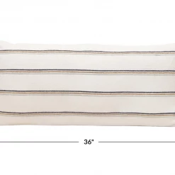 Creative Co-Op Kenna Woven Lumbar Pillow