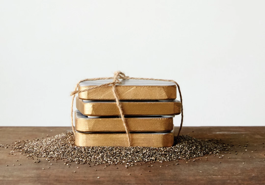 Creative Co-Op Grey Marble Coaster Set New Arrivals 4 Creative Co-Op Grey Marble Coaster Set New Arrivals