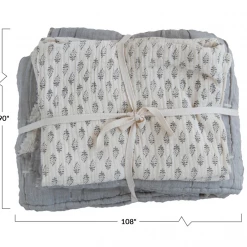 Creative Co-Op Blanche Bedding Set