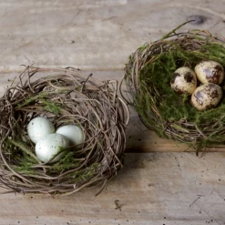 Creative Co-Op Faux Moss Nests Decor