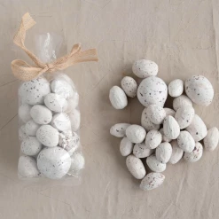 Creative Co-Op Decor Dried Belani & Amra Egg Shaped Pods