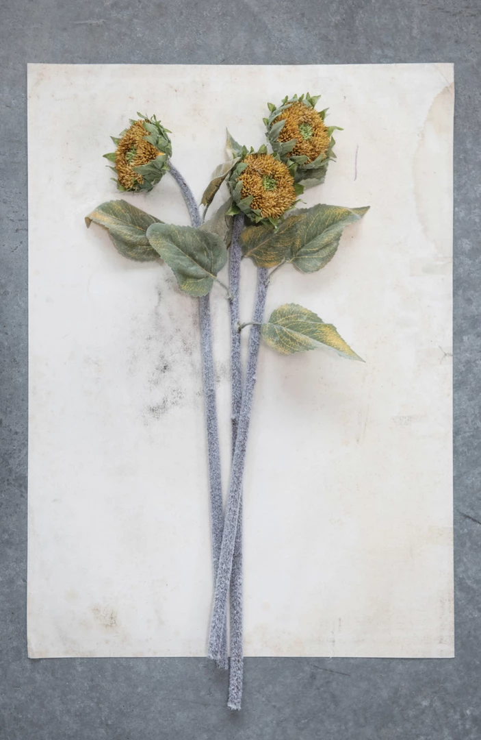 Creative Co-Op New Arrivals Faux Sunflower Stem 5 Creative Co-Op New Arrivals Faux Sunflower Stem