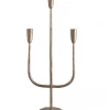 Creative Co-Op New Arrivals Hand-Forged Metal Candelabra