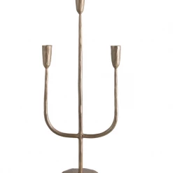 Creative Co-Op New Arrivals Hand-Forged Metal Candelabra