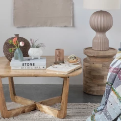 Creative Co-Op New Arrivals Swirl Stoneware Footed Planter