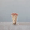 Creative Co-Op Glass Match Holder New Arrivals