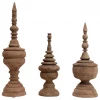 Creative Co-Op Carved Mango Wood Finials