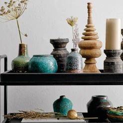 Creative Co-Op Carved Mango Wood Finials