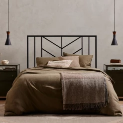 Four Hands New Arrivals Audrey Vintage Black King Bed