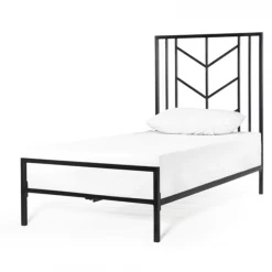 Four Hands New Arrivals Audrey Vintage Black Twin Bed