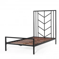 Four Hands New Arrivals Audrey Vintage Black Twin Bed