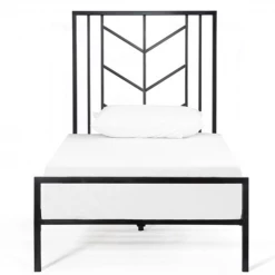 Four Hands New Arrivals Audrey Vintage Black Twin Bed