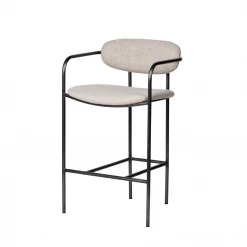 Mercana New Arrivals Parker Gun Metal Counter Stool