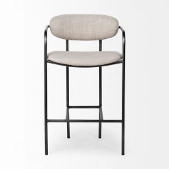 Mercana New Arrivals Parker Gun Metal Counter Stool