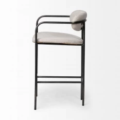Mercana New Arrivals Parker Gun Metal Counter Stool