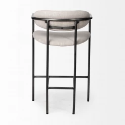 Mercana New Arrivals Parker Gun Metal Counter Stool