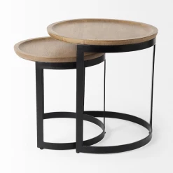 Mercana Aimee Round Nesting Tables New Arrivals