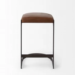 Mercana Tye Leather Counter Stool