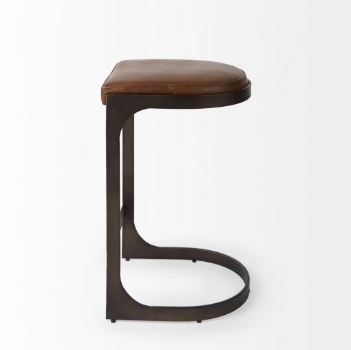 Mercana Tye Leather Counter Stool