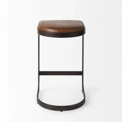 Mercana Tye Leather Counter Stool