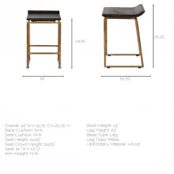 Mercana Georgia Bar Stool New Arrivals
