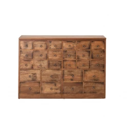 Creative Co-Op Mango Wood Apothecary Cabinet