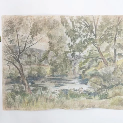 Creative Co-Op An Afternoon At The Pond Art Print New Arrivals