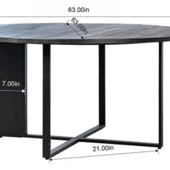 Dovetail New Arrivals Hixon Round Dining Table