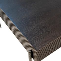 Dovetail Adam Forged Iron Coffee Table