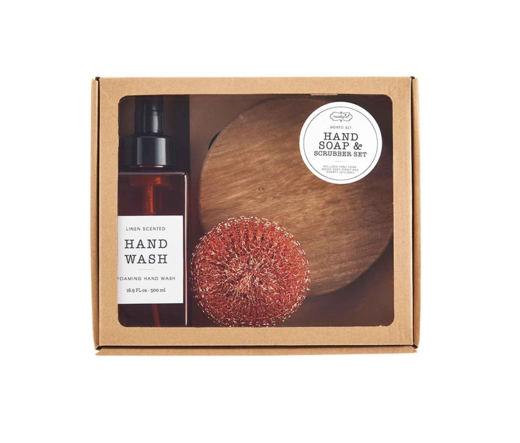 Mudpie Hand Soap & Scrubber Set 4 Mudpie Hand Soap & Scrubber Set