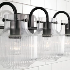 Capital Lighting Dylan Black Vanity Light